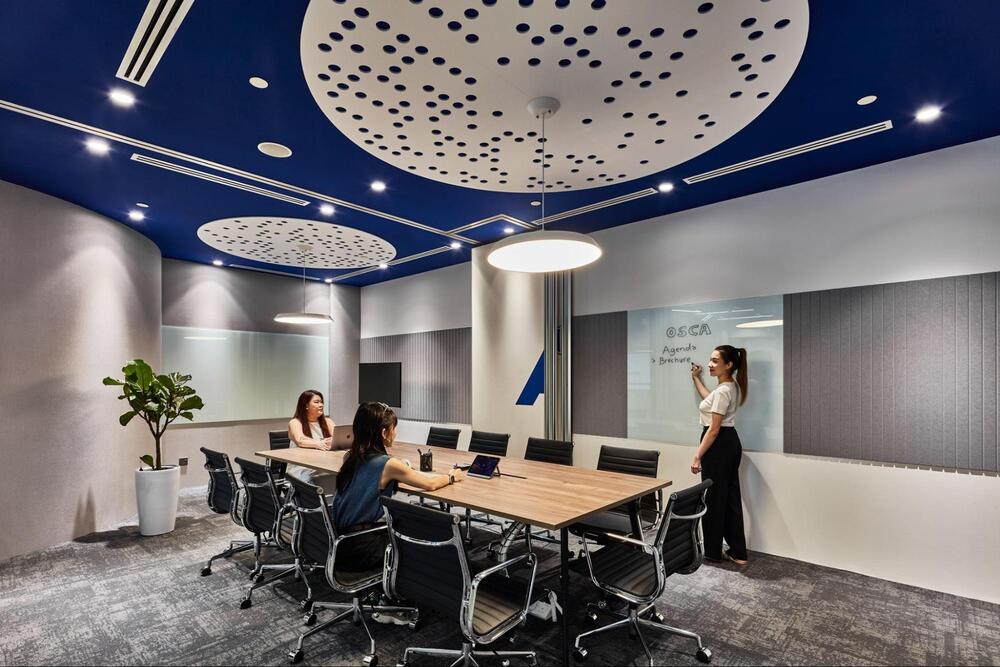 hybrid work office design singapore
