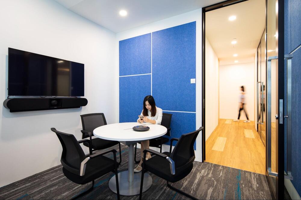 hybrid office layout