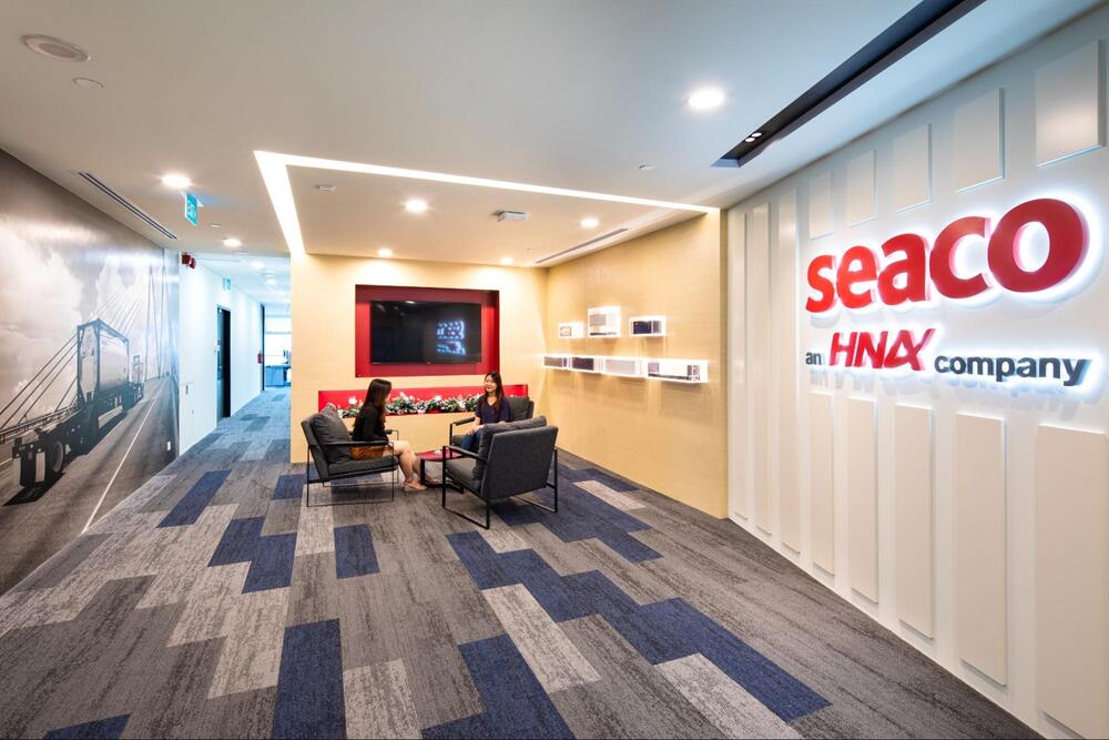 hybrid working office space