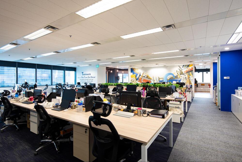 open concept office space