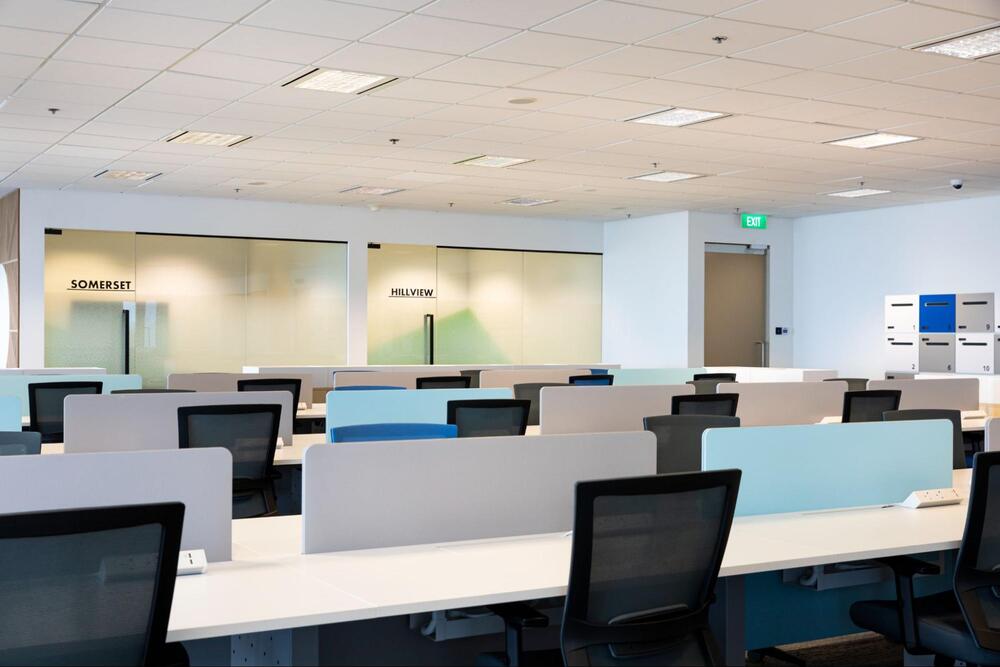 open concept office space