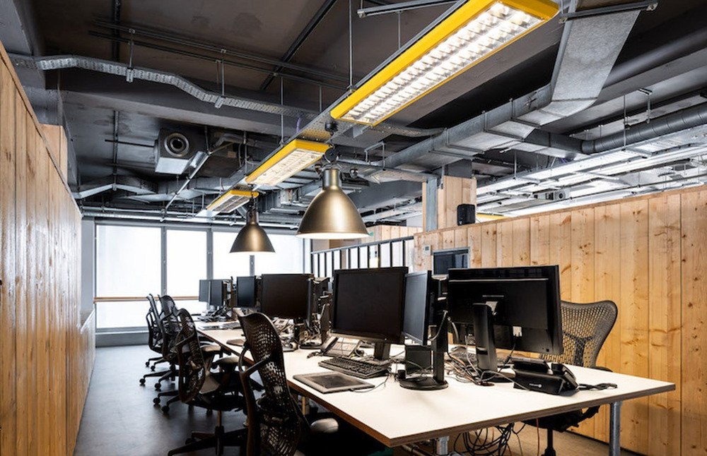 modern industrial office interior design