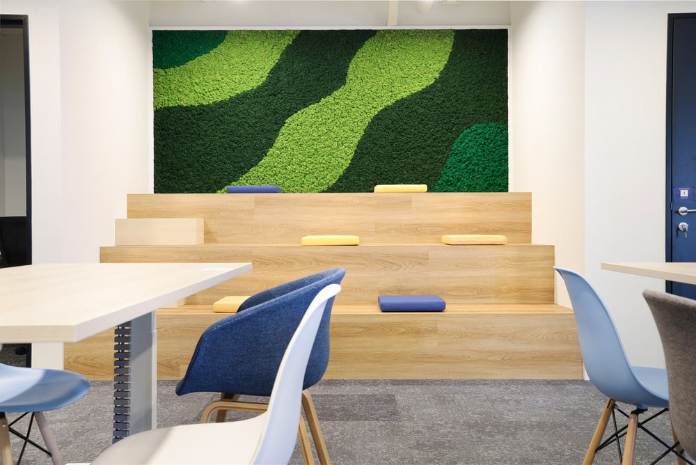 green wall office design
