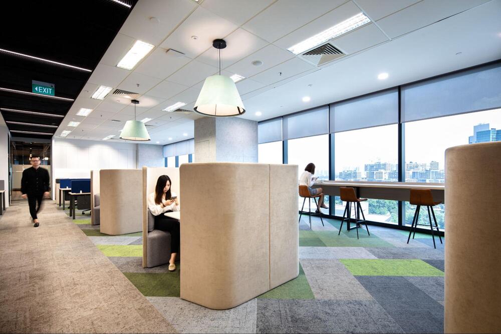 office breakout area