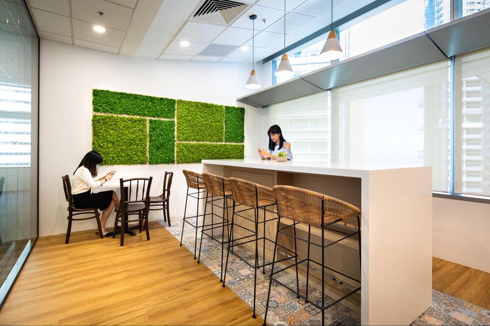 office breakout space