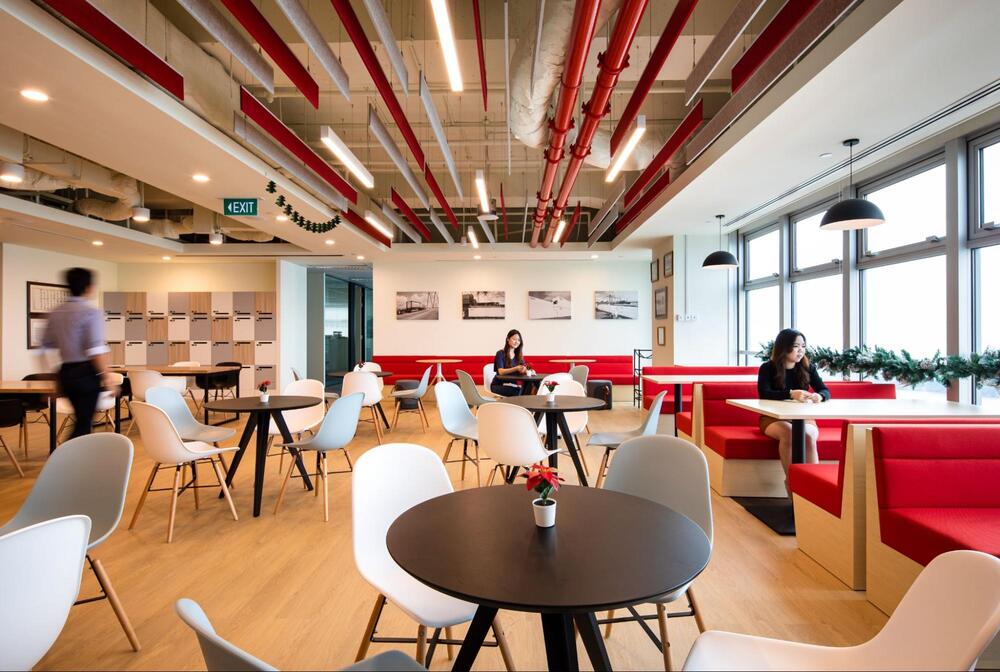 office breakout space