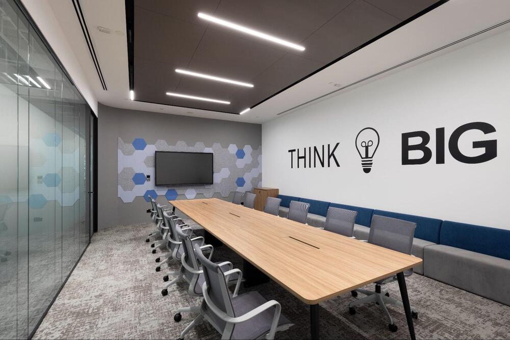 dark grey office ideas