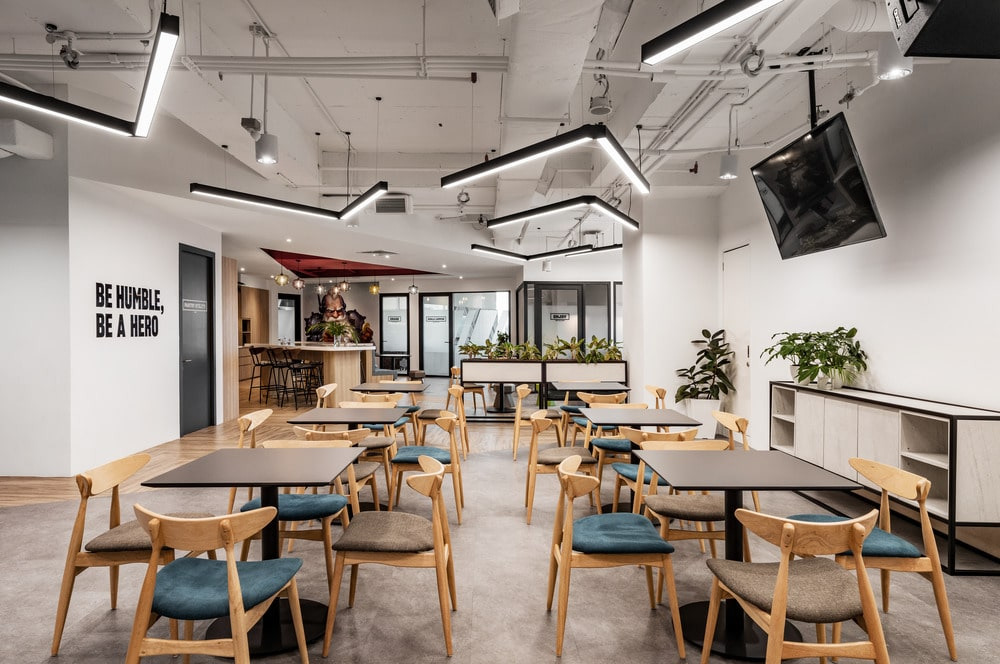 grey and white office ideas